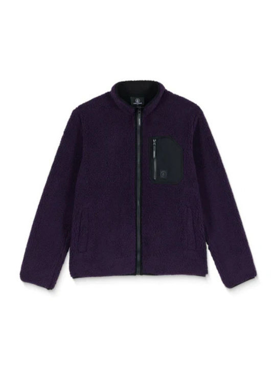 Muzzer Fuzzar Ανδρική Ζακέτα Dark Purple