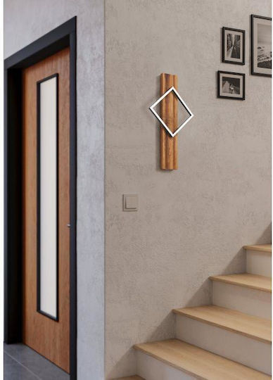 Eglo Boyal Modern Wall Lamp with Integrated LED and Warm White Light 30.5x7.5x56cm
