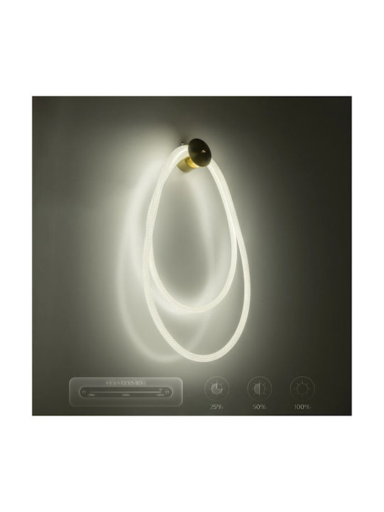 kelvo Lamp Wall with Integrated LED and Adjustable White Light 15x110cm