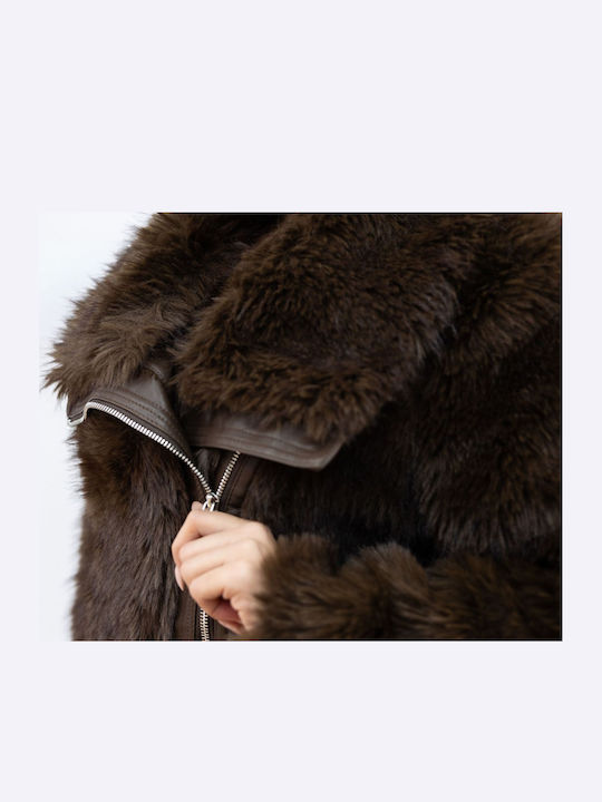 Women's Short Fur Brown
