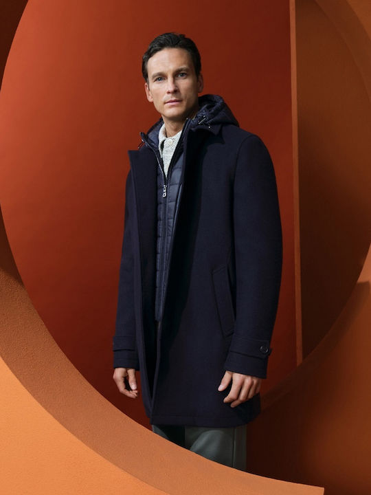 Herren Mantel Blue