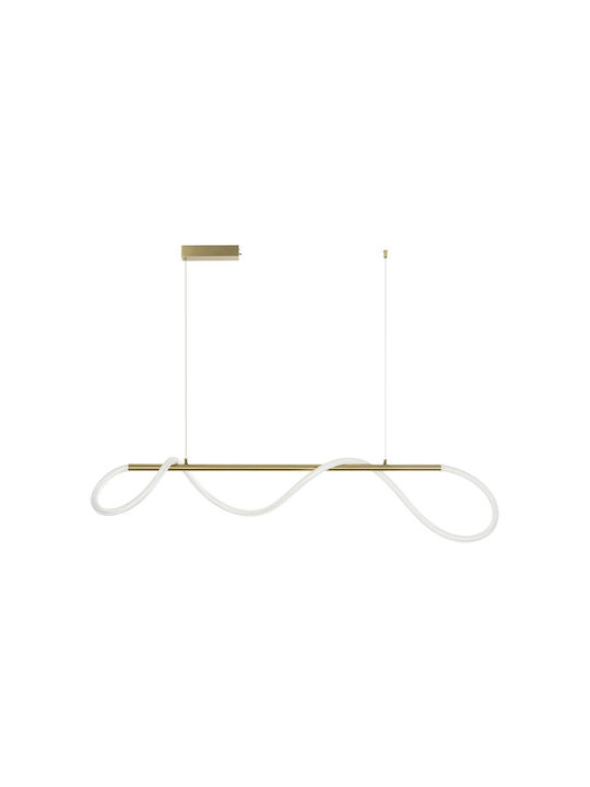 kelvo Glow Pendant Light White 140x40x30cm