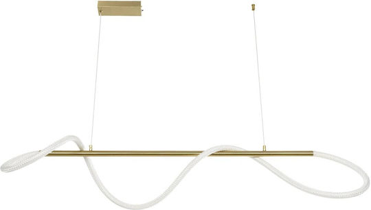 kelvo Glow Κρεμαστό Φωτιστικό Λευκό LED με Ρυθμιζόμενο Λευκό Φως 140x40x30εκ.