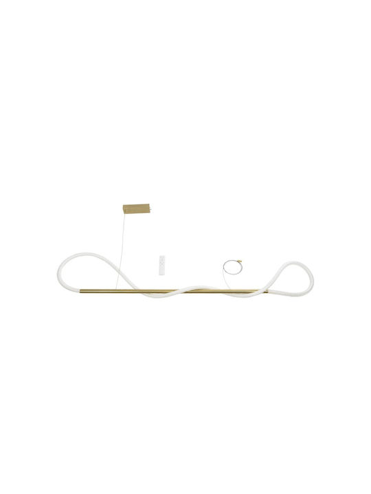 kelvo Glow Pendant Light White 140x40x30cm