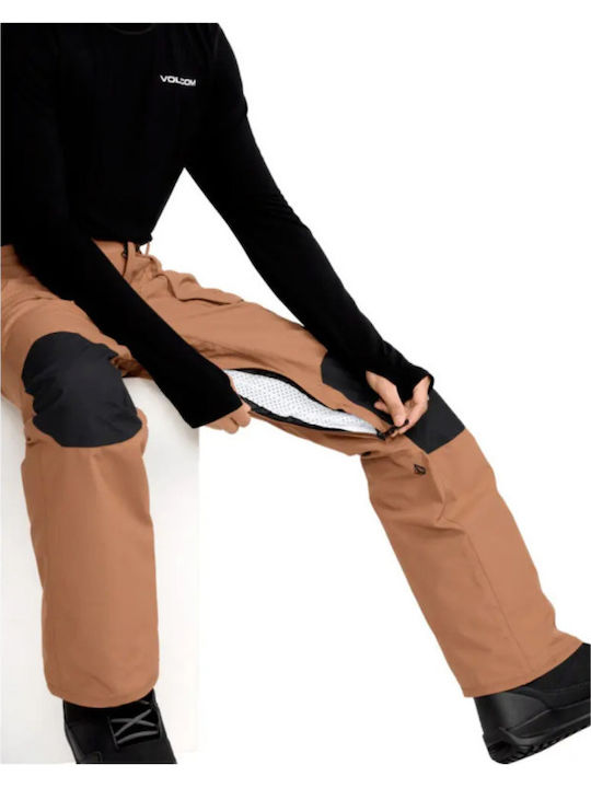 Volcom Roan G1352613-TBR Women's Trousers for Ski & Snowboard Orange