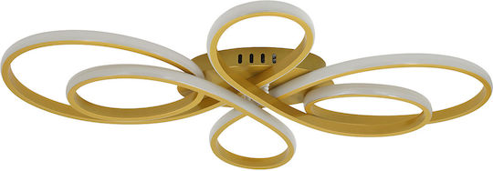 Keskor Deckenleuchte 65cm Gold mit Integrierter LED