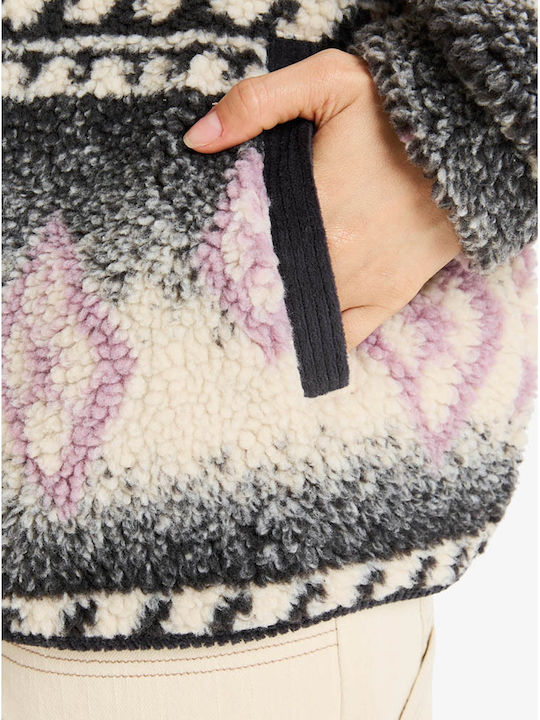 Feels Like Winter Suede Γυναικείο Μπουφάν για Χειμώνα Γκρι