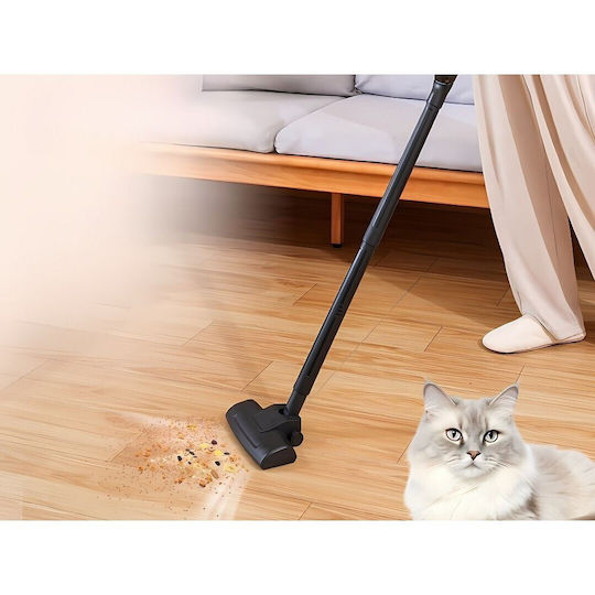 Verk Group Επαναφορτιζόμενη Σκούπα 2 σε 1 Stick & Χειρός 12V Μαύρη