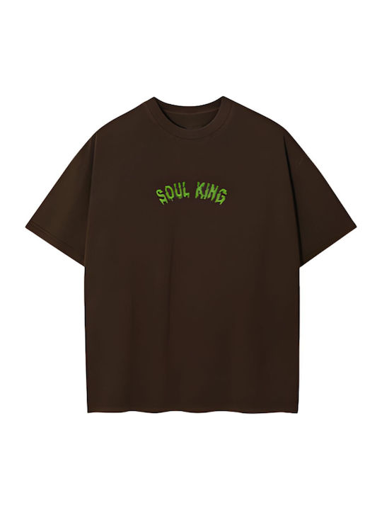 Printed Blouse One Piece Soul King T-shirt Beige Mjt10086