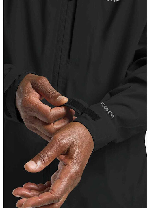 Jacket Waterproof and Windproof Black