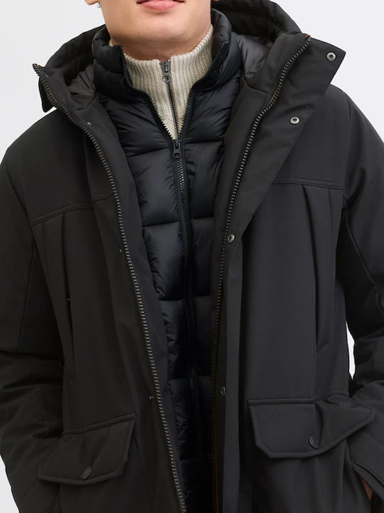 Winter Jacket Softshell Waterproof and Windproof Black