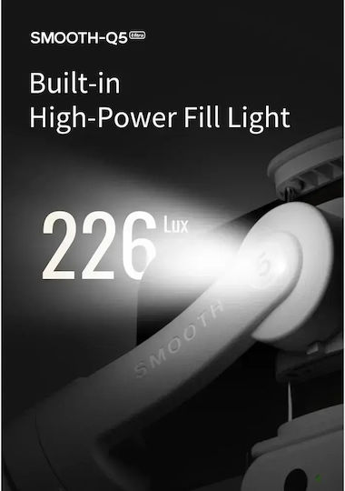 Zhiyun Smooth Q5 Ultra Combo Phone Gimbal with 3 Axis Stabilization and 13.5 Operating Hours Gray