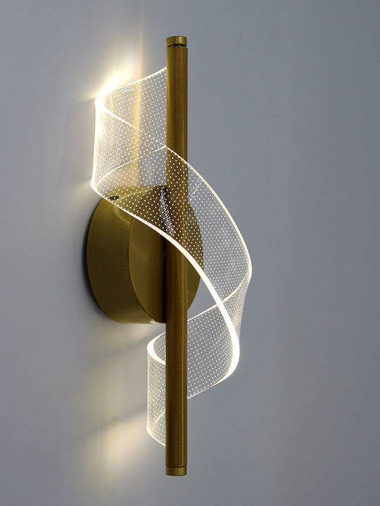 Keskor Lumină de exterior montată pe perete LED 3W 13x8.5x30εκ.