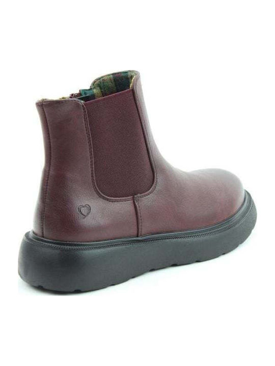 Women's Ankle Boots Burgundy