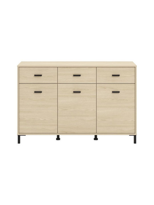 Sideboard Arbela 3k3f3v Light Port Oak 138x40x90cm