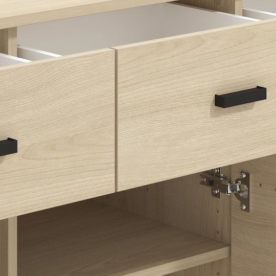 Bufet Arbela 3k3f3v Light Port Oak 138x40x90cm