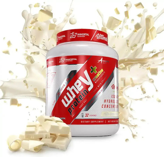 Immortal Nutrition Whey Protein + Creatine Protein Whey with Creatine & Flavor White Chocolate 1kg