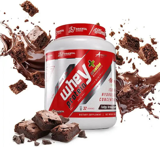 Immortal Nutrition Whey Protein + Creatine Protein Whey with Creatine & Flavor Fudgy Brownie 1kg