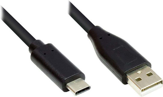 Good Connections USB 2.0 Cable USB-C male - USB-A / USB-C Black 5m (GC-M0120)