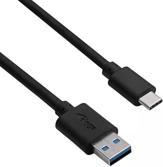 Akyga USB 3.1 Kabel USB-C männlich - USB-A Schwarz 0.5m (AK-USB-24)