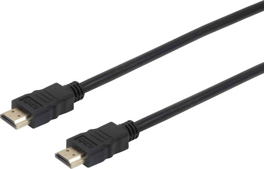 Equip HDMI 2.0 Premium High Speed 4K 60Hz HDR Cable HDMI male - HDMI male 1.8m Μαύρο