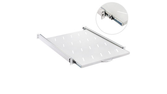 Stalflex Pull-out Shelf 19" 1u 550mm Gray Rsr19-1u-550g