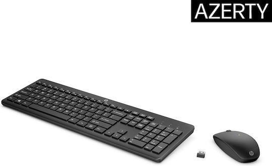 HP 230 Wireless Keyboard & Mouse Set International English White