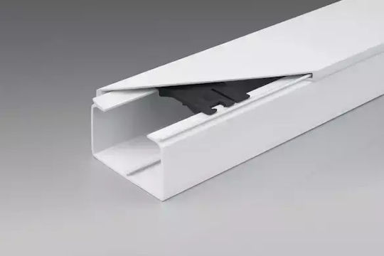 STRAIGHT CABLE TRAY KKP-60X40/2M Кабелен протектор Бял 1бр