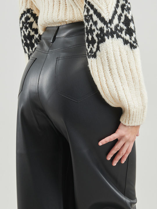 Dama Tesatura Pantaloni Negru