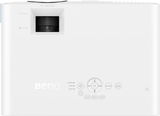BenQ LH550 9H.JRV77.13E 3D Проектор LCD Full HD LED лампа с вградени високоговорители Бял