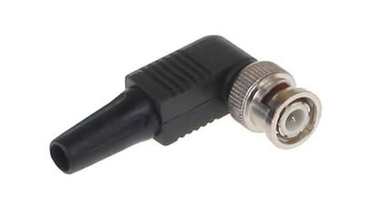 Winkel-BNC-Stecker mit Zugentlastung