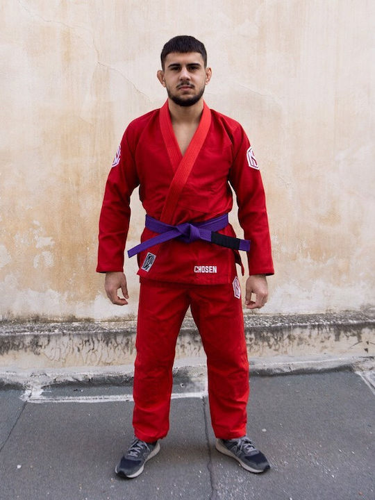 Chosen Ανδρική Στολή Brazilian Jiu Jitsu Κόκκινη