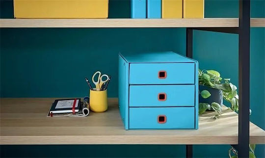 Leitz Schreibtischschublade 3 Positionen Blau