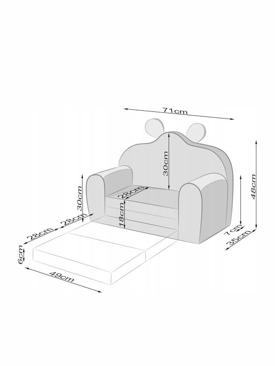 Sofa für Hunde Gray