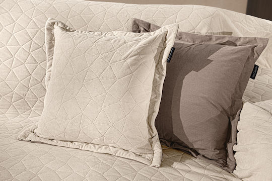 Покривка Avalon Крем 170x250см + Калъф За Възглавница 42x42+3см Guy Laroche
