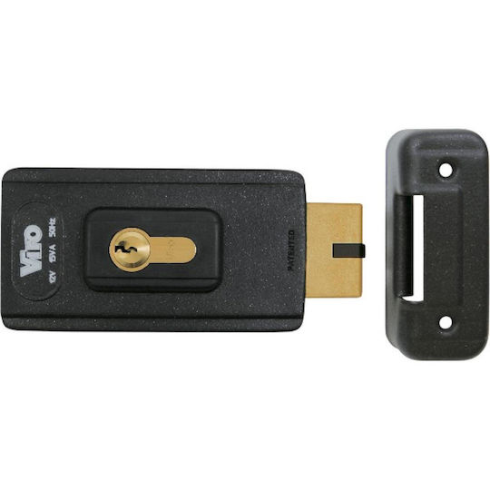 Viro Electric Lock V06 Strike Horizontal Installation Nickel Matte