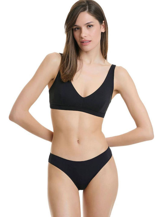 Bamboo Women's Slip 2Pack Black