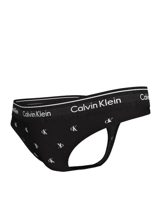Women's String Black/white