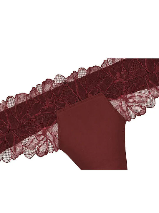 Γυναικείο String με Δαντέλα Alluring Pink