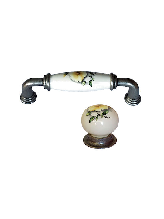 TMC Handle Furniture made of Porcelain in Green Color 2020-80-96-129 1pcs
