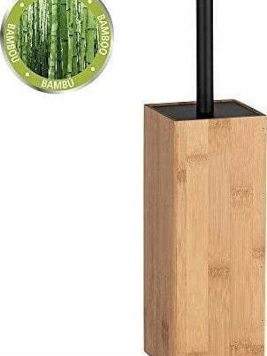 Wenko Bamboo Toilet Brush Black
