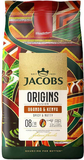 Καφές Espresso Jacobs Origins Uganda & Kenya 1000g Κόκκους