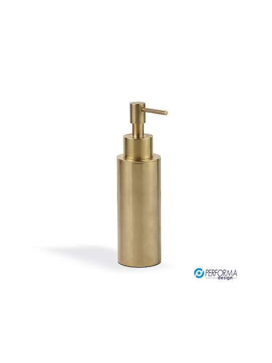Performa Design 825-201 Tabletop Metallic Dispenser Gold 125ml