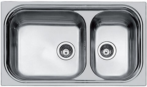 Foster Big Bowl 1562002 Drop-In Sink Inox Matte W86xD50cm Silver