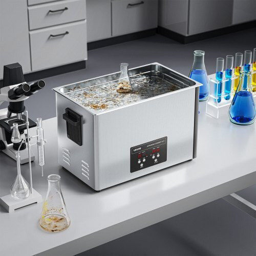 Vevor Curățător Ultrasonic 30lt Inox Cu Temporizator Mecanic