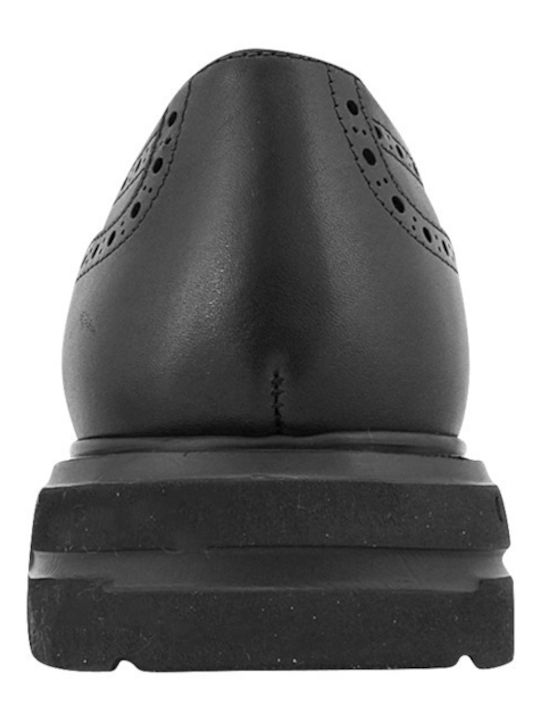 Soled Leder Herren Freizeitschuhe Schwarz