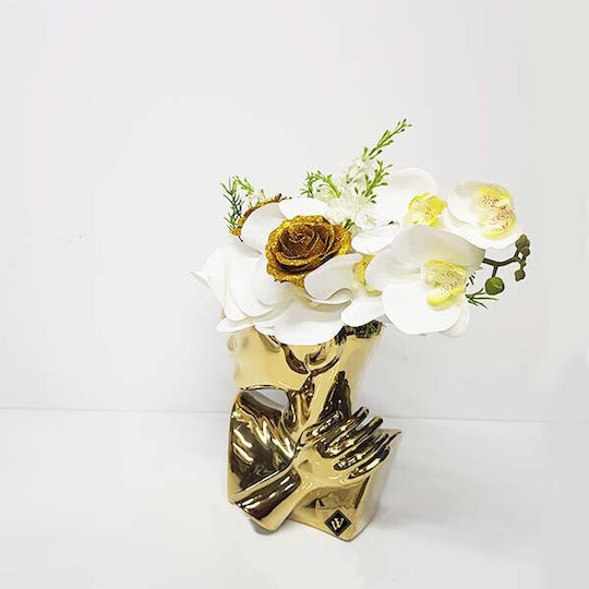 Velve Figură Decorativă din Material Ceramic 14x7x21cm 1buc