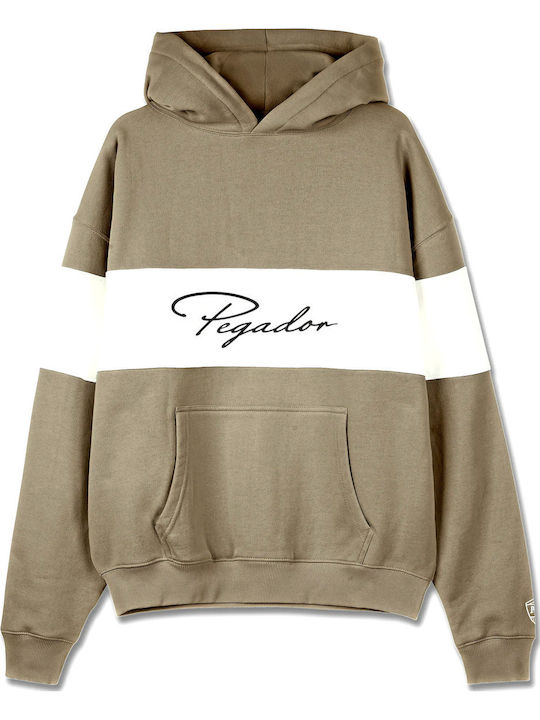 Φούτερ με Κουκούλα Washed Flint Grey
