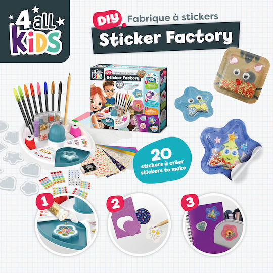 Buki Stickers 3D Construction Workshop for Children 6+ years old Years
