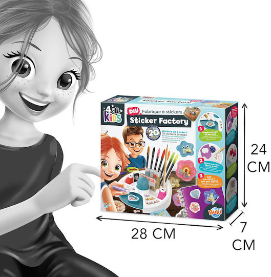 Buki Stickers 3D Construction Workshop for Children 6+ years old Years